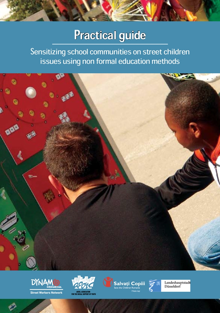 Practical guide Sensitizing school communities on street children issues using non formal education methods booklet for mobile school